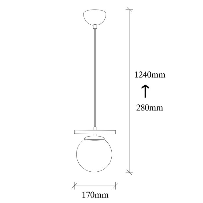 Opviq Lámpara de araña Üzüm - 6261 Blanco y Negro